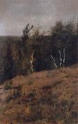 Fernand Khnopff In Fosset,Birches painting